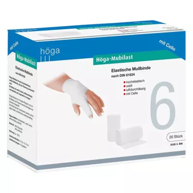 HÖGA-MUBILAST Benda di fissaggio 6 cmx4 con cellophane, 1 pz