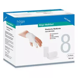 HÖGA-MUBILAST Benda di fissaggio 8 cmx4 con cellophane, 1 pz