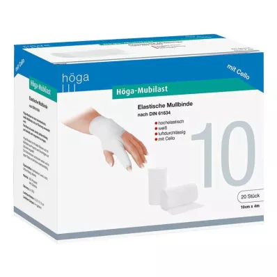 HÖGA-MUBILAST Benda di fissaggio 10 cmx4 con cellophane, 1 pz HÖGA-MUBILAST Benda di fissaggio 10 cmx4 con cellophane, 1 pz