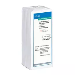 HÖGA-KOMPRESSEN OP 5x5 cm non sterile 8x, 100 pz