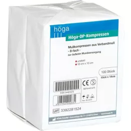 HÖGA-KOMPRESSEN OP 10x10 cm non sterile 8x, 100 pz