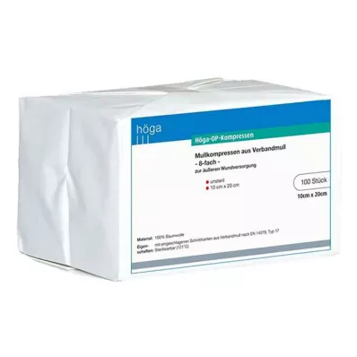 HÖGA-KOMPRESSEN OP 10x20 cm non sterile 8x, 100 pz