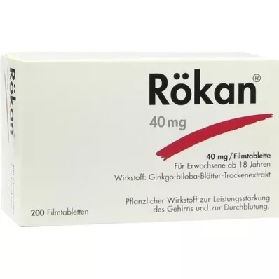 RÖKAN 40 mg compresse rivestite con film, 200 pezzi