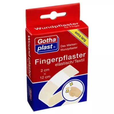 GOTHAPLAST Benda per dita 2x12 cm elastica, 5X2 pezzi