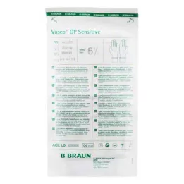 VASCO OP Guanti sensibili, sterili, senza polvere, misura 6,5, 2 pz