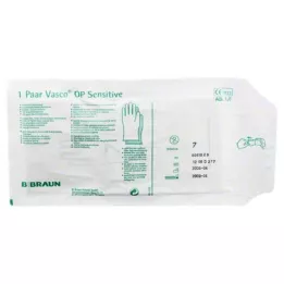 VASCO OP Guanti sensibili, sterili, senza polvere, misura 7.0, 2 pz