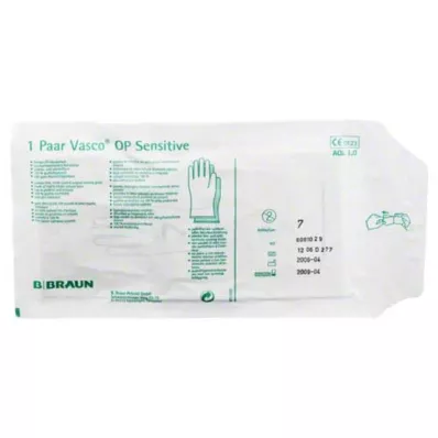 VASCO OP Guanti sensibili, sterili, senza polvere, misura 7.0, 2 pz