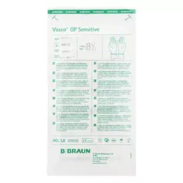 VASCO OP Guanti sensibili, sterili, senza polvere, misura 8,5, 2 pz