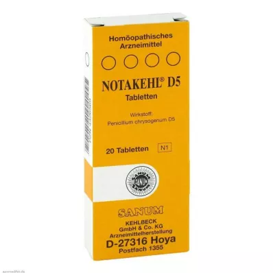 Notakehl D 5 compresse, 20 pz Notakehl D 5 compresse, 20 pz