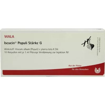 Iscucin Populi St.G fiale, 10x1 ml Iscucin Populi St.G fiale, 10x1 ml