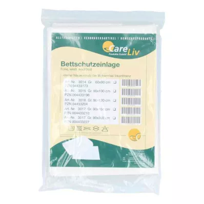 BETTSCHUTZEINLAGE Foglio 90x100 cm bianco, 1 pz
