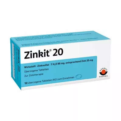 ZINKIT 20 compresse rivestite, 50 pezzi ZINKIT 20 compresse rivestite, 50 pezzi
