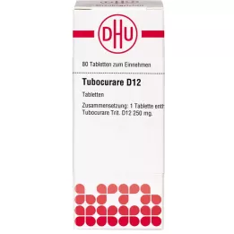 TUBOCURARE D 12 compresse, 80 pz