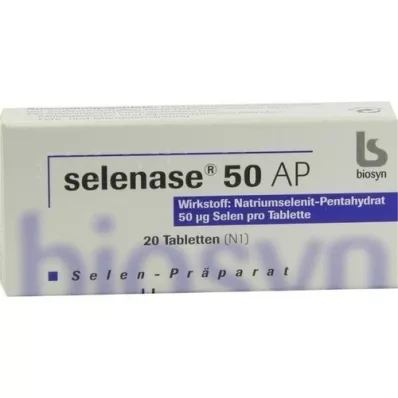 SELENASE 50 AP compresse, 20 pz