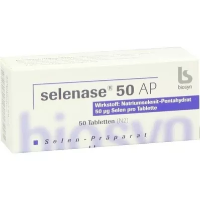 SELENASE 50 AP compresse, 50 pezzi