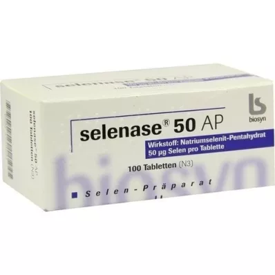 SELENASE 50 AP compresse, 100 pz