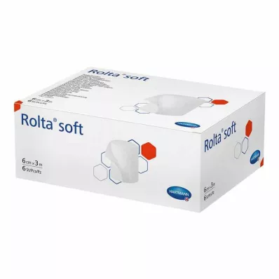 ROLTA benda di cotone sintetico morbido 6 cmx3 m, 6 pezzi