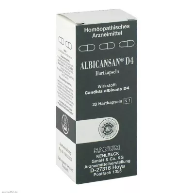 Albicansan D 4 capsule, 20 pz