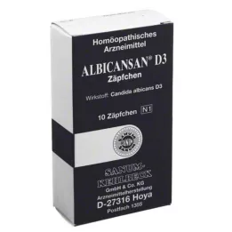 ALBICANSAN D 3 Supposte, 10 pz