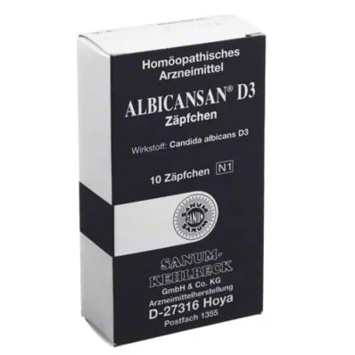 Albicansan D 3 supposte, 10 pz