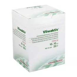 VLIWAKTIV Carbone attivo per aspirazione, sterile, 10x10 cm, 20 pz