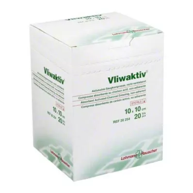 Vliwaktiv 10x10cm sterile, 20 pz