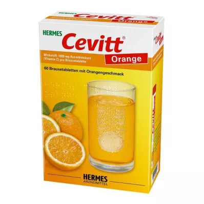 HERMES Cevitt Arancia Compresse Effervescenti, 60 pz