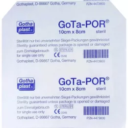 GOTA-POR Cerotto sterile per ferite 80x100 mm, 1 pz
