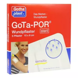 GOTA-POR Cerotto sterile per ferite 80x100 mm, 5 pz