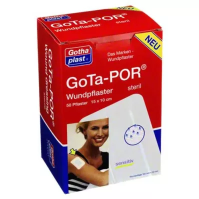 GOTA-POR Cerotto sterile per ferite 100x150 mm, 50 pz GOTA-POR Cerotto sterile per ferite 100x150 mm, 50 pz