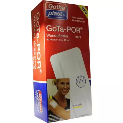GOTA-POR Cerotto sterile per ferite 100x250 mm, 50 pz