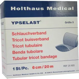 SCHLAUCHVERBAND Ypselast misura 5 20 m bianco, 1 pz