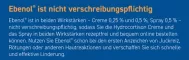 Instructions for use for EBENOL Crema 0,25%, 25 g - 4