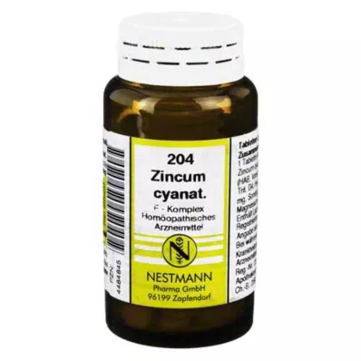 ZINCUM CYANATUM Complesso F No.204 Compresse, 120 pz