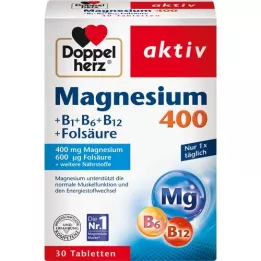 DOPPELHERZ Magnesio 400 mg compresse, 30 pz