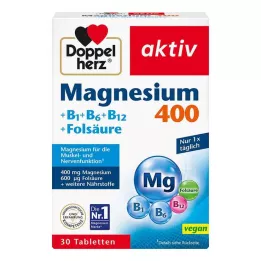 DOPPELHERZ Magnesio 400 mg compresse, 30 pz