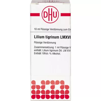 LILIUM TIGRINUM LM XVIII Diluizione, 10 ml