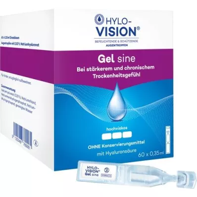 HYLO-VISION Pipette monodose Gel sine, 60X0,35 ml