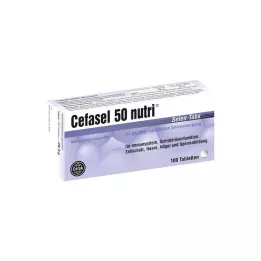 CEFASEL 50 tabs di selenio nutriente, 100 pz