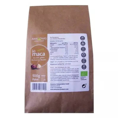 MACA polvere organica pura al 100%, 500 g