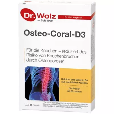 OSTEO CORAL D3 Dr.Wolz capsule, 60 pz