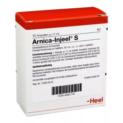 ARNICA INJEEL Fiale S, 10 pz