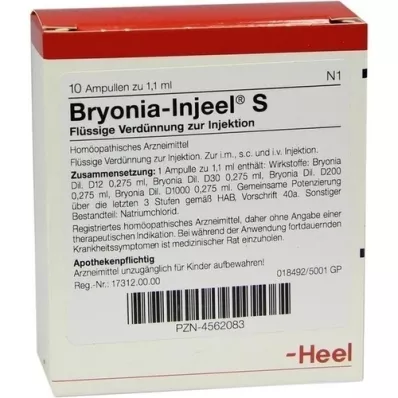 BRYONIA INJEEL Fiale S, 10 pz