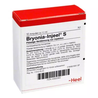 BRYONIA INJEEL Fiale S, 10 pz