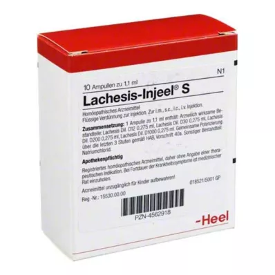 Fiale Lachesis Injeel S, 10 pz
