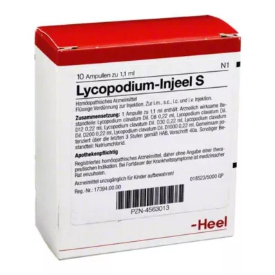 LYCOPODIUM INJEEL Fiale S, 10 pz