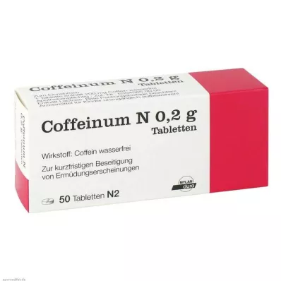 COFFEINUM N 0,2 g compresse, 50 pz COFFEINUM N 0,2 g compresse, 50 pz