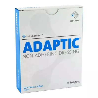 ADAPTIC 7,6x7,6 cm medicazione umida per ferite 2012DE, 50 pz