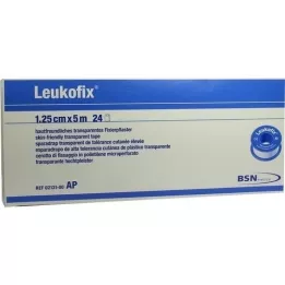 LEUKOFIX Gesso per bendaggi 1,25 cm x 5 m, 24 pz