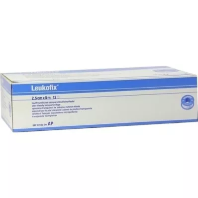 LEUKOFIX Gesso per bendaggi 2,5 cm x 5 m, 12 pz